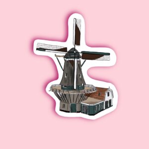 Sticker De korenmolen