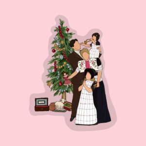Sticker kerstmis