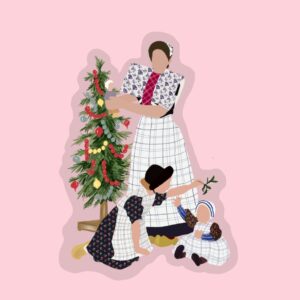 Sticker kerstboom