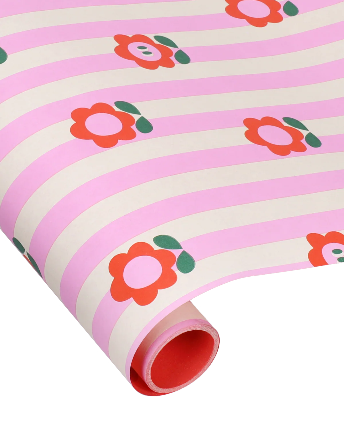 Inpakpapier - Streepjes bloem - Afbeelding 3